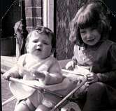 3: Barbara 4yrs, Diane 10 months on McCormics Doorstep